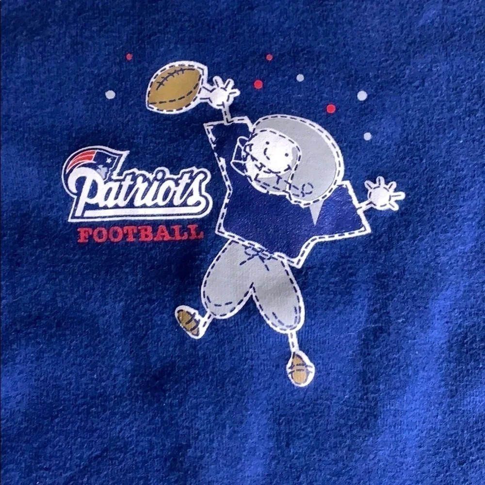 Patriots football NFL team apparel layer bodysuit 12 months